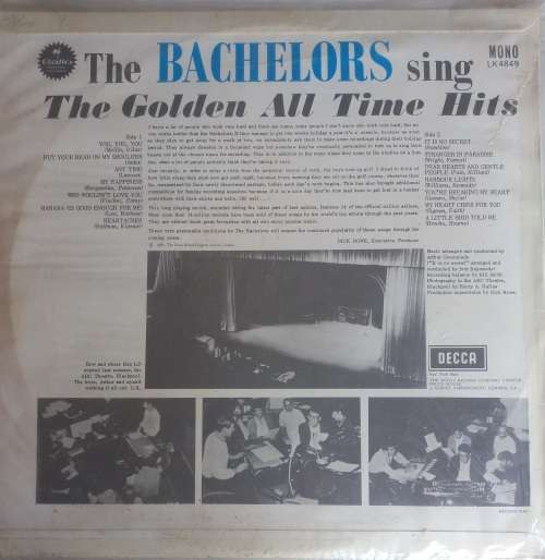 The Bachelors sing the golden all time hits LP