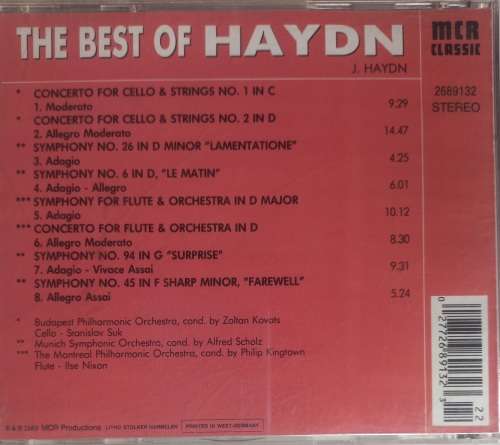 The best of Haydn cd
