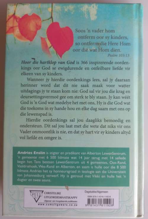 Hoor die hartklop van God deur Andries Enslin