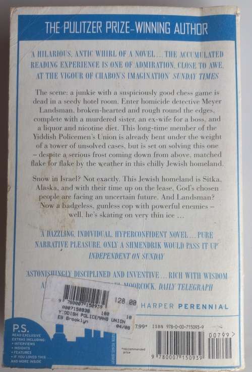 The Yiddish policemen`s union by Michael Chabon