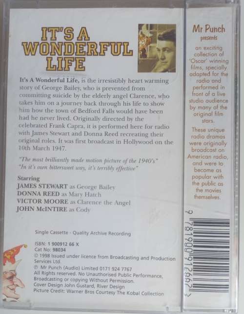 It`s a wonderful life - James Stewart (audiobook on tape)