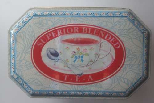 Superior blended tea tin