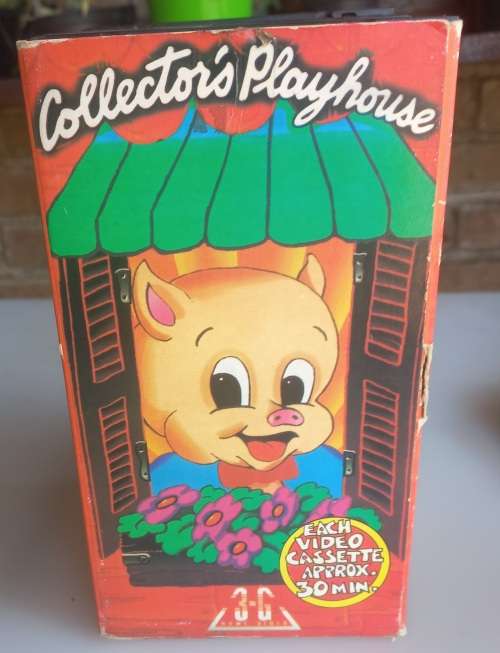 Collector`s playhouse toon town 4vhs tapes box set
