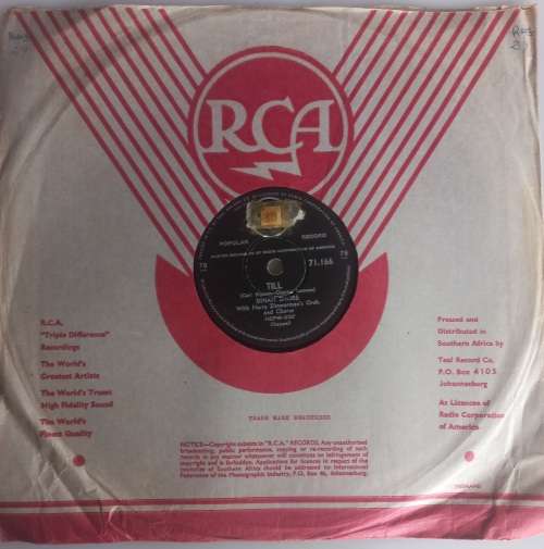 Dinah Shore - Till/Fascination record