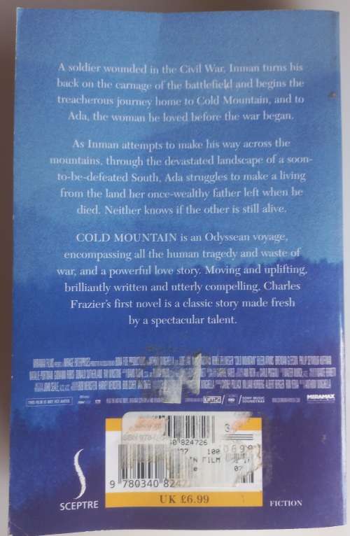 Cold mountain by Charles Frazier