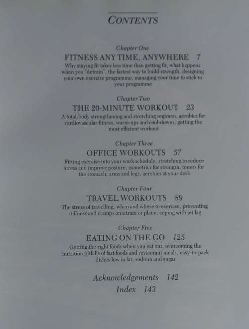 Quick workouts, fitness any time, anywhere