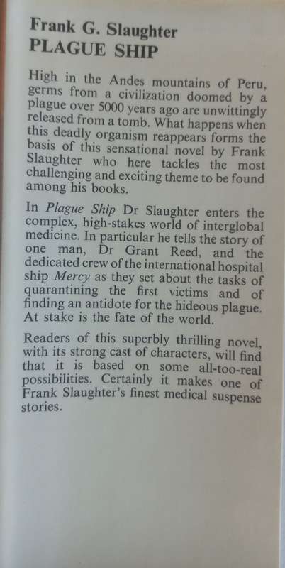 Plague ship by Frank G Slaughter