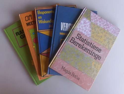 5 x Wiskundige boeke