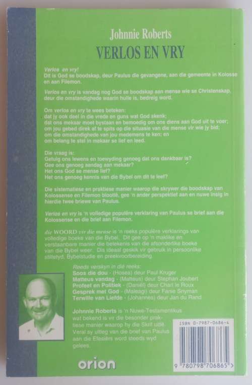 Verlos en vry deur Johnnie Roberts