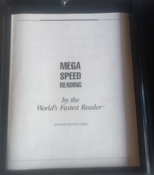 Mega speed reading