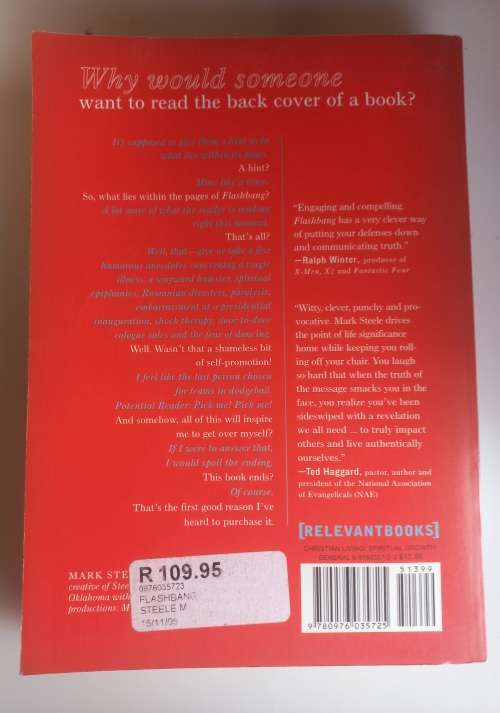 Flash Bang, how I got over myself by Mark Steele