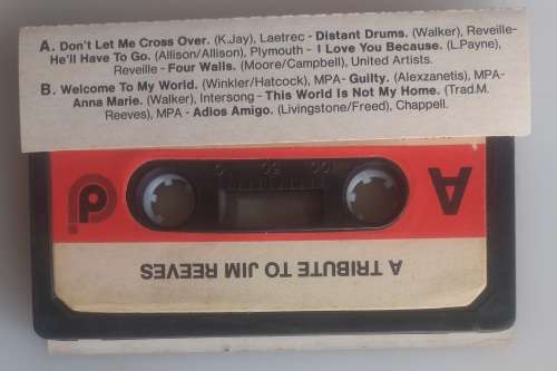Tribute to Jim Reeves tape