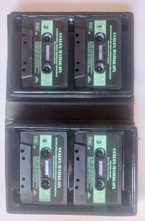 Golden Yesterdays - 4 tapes in a case
