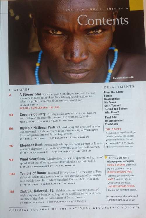 National Geographic July 2004