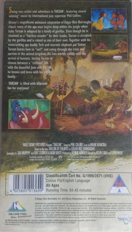Tarzan VHS