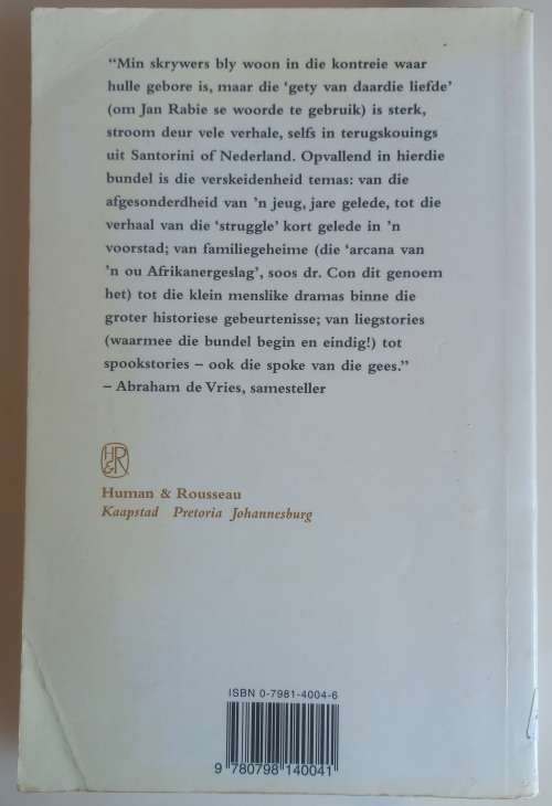 Uit die kontreie saam saamgestel deur Abraham H de Vries