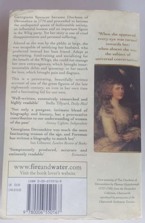 Georgiana, duchess of Devonshire by Amanda Foreman