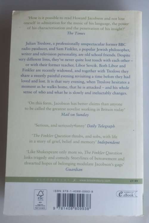 The finkler question by Howard Jacobson