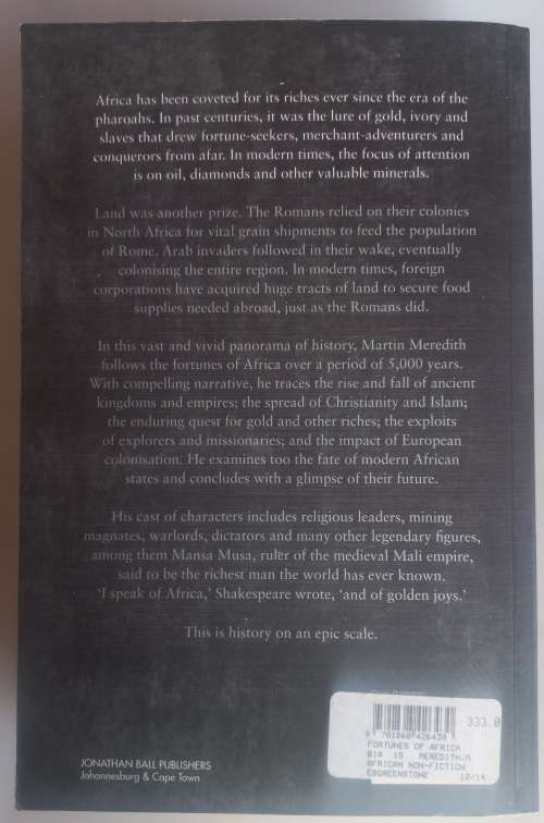 The fortunes of Africa by Martin Meredith