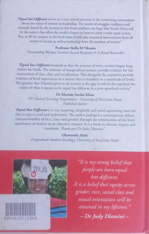 Equal but different by dr Judy Dlamini