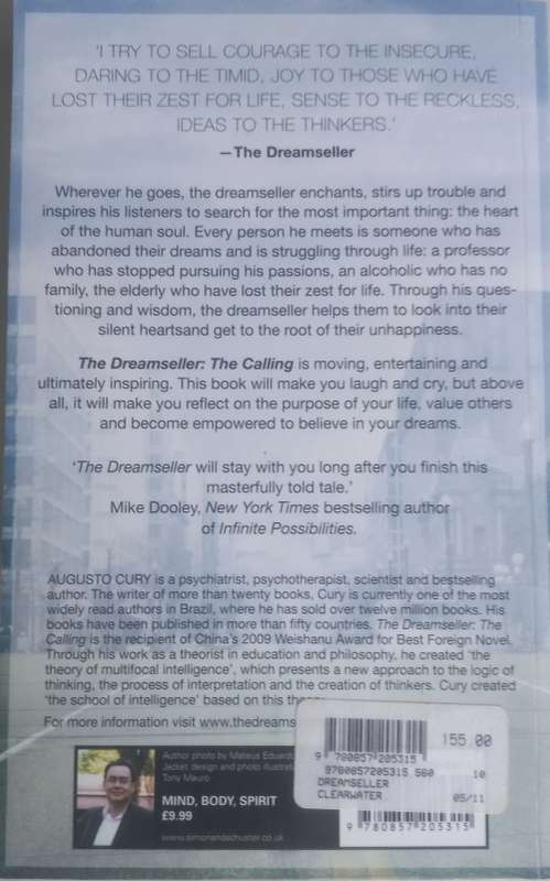 The dreamseller - The calling by Augusto Cury
