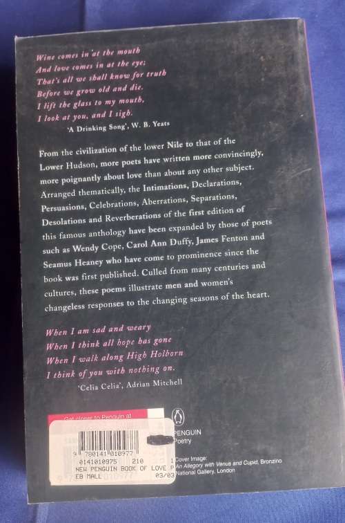 The new Penguin book of love poetry