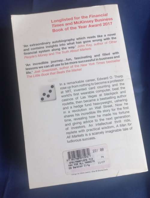 Beating the odds, from Las Vegas to Wall street by Edward O Thorp