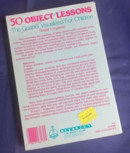 50 Object lessons, the gospel visualized for children