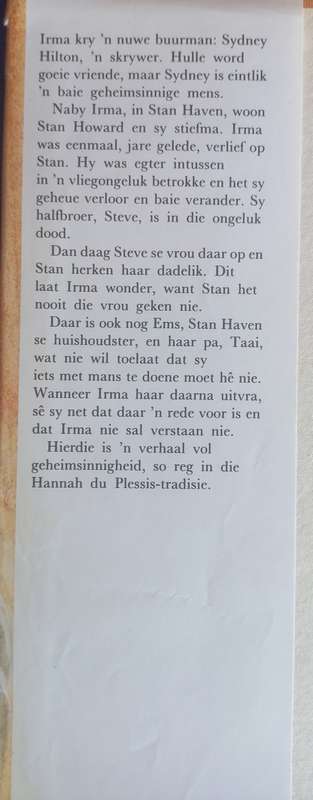 `n Masker oor my drome deur Hannah du Plessis