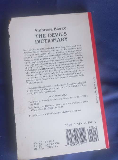The devil`s dictionary by Ambrose Bierce