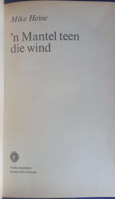`n Mantel teen die wind deur Mike Heine
