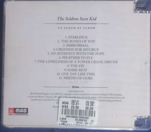 Elbow - The seldom seen kid cd