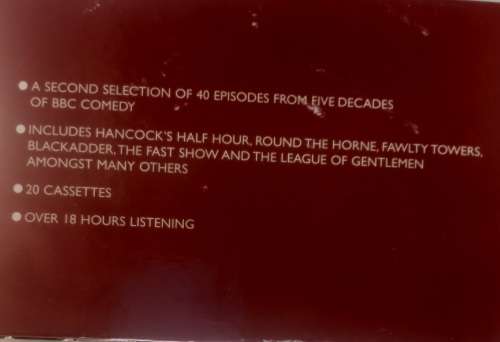 The best of BBC comedy box set on tape