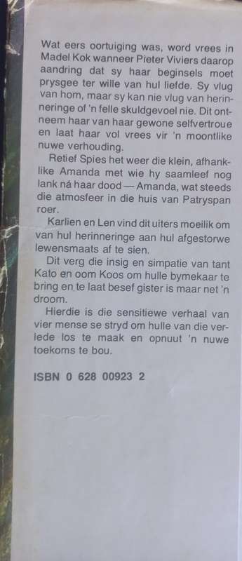 Want gister is net `n droom deur Mara Prinsloo