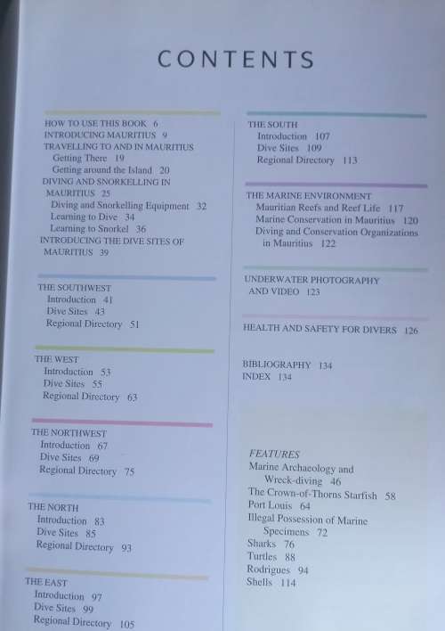 The dive sites of Mauritius