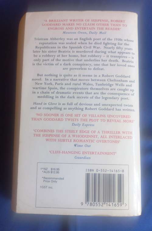 Hand in glove by Robert Goddard