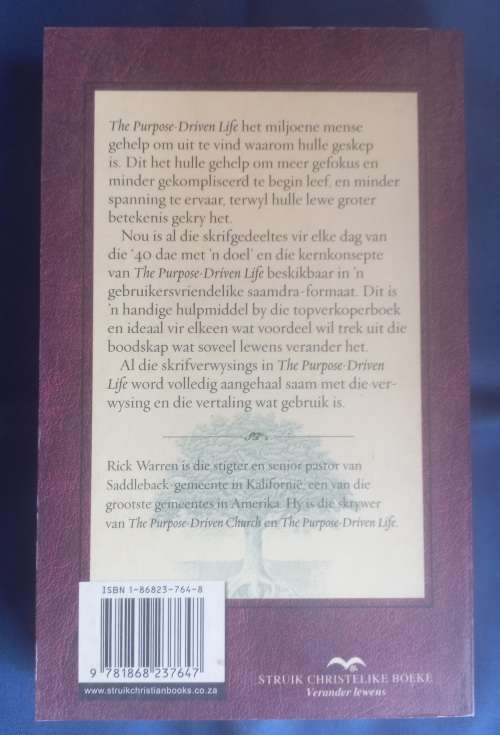 Daaglikse inspirasie vir die doelgerigte lewe deur Rick Warren
