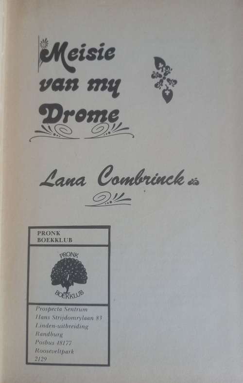 Meisie van my drome deur Lana Combrinck