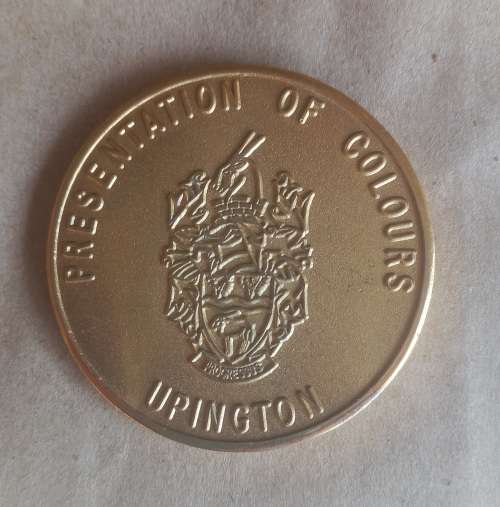 Vaandelparade 8SA infanteriebataljon medal