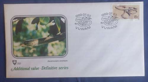 First day envelope: Dendroaspis polylepis Venda
