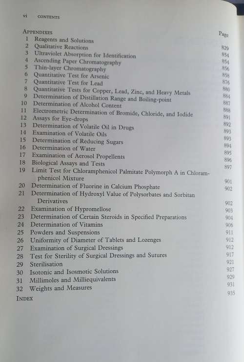British pharmaceutical codex 1973