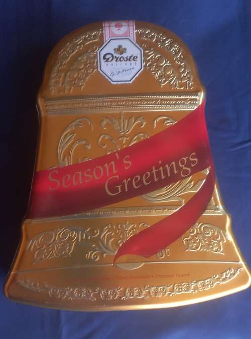 Season`s greetings tin