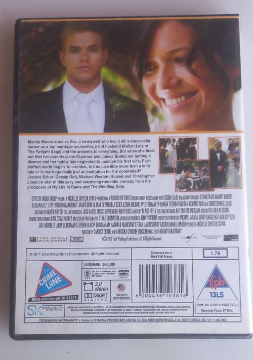 Love wedding marriage dvd