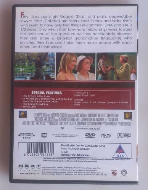 In her shoes dvd