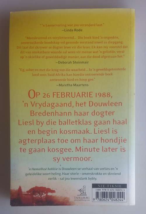 `n Hemelhoe hekkie deur Douwleen Bredenhann