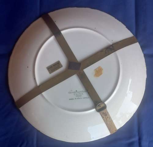 Vintage Continental China wall plate