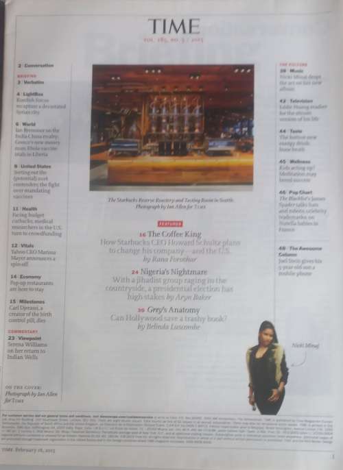 Time magazine - February 16, 2015