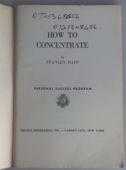 How to concentrate