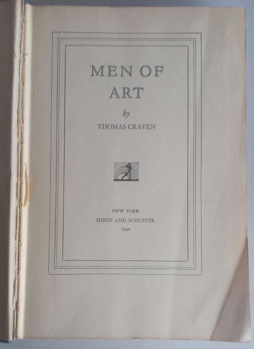 Men of art by Thomas Craven