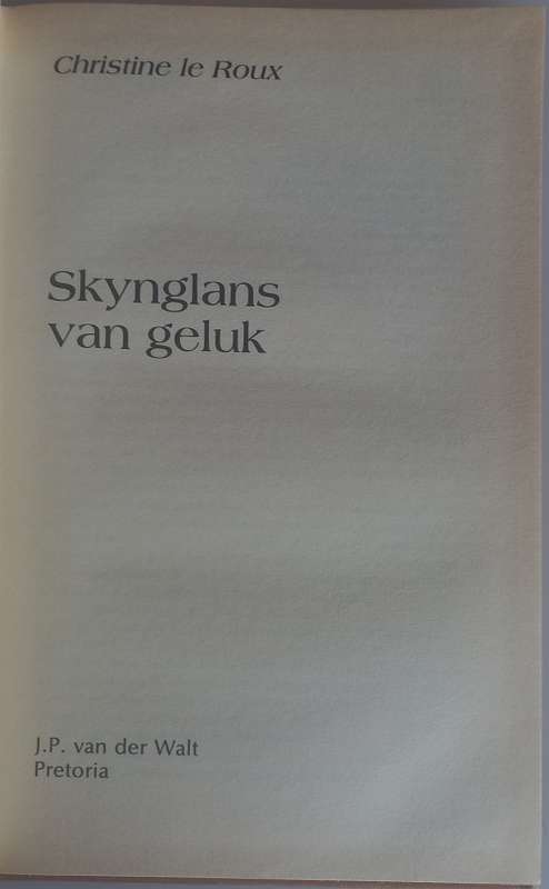 Skynglans van geluk deur Christine le Roux